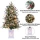 thumbnail image 5 of Three-foot imitation fiber optic light christmas tree con 78 LED lights, potted xmas tree y elk light box, 5 of 9