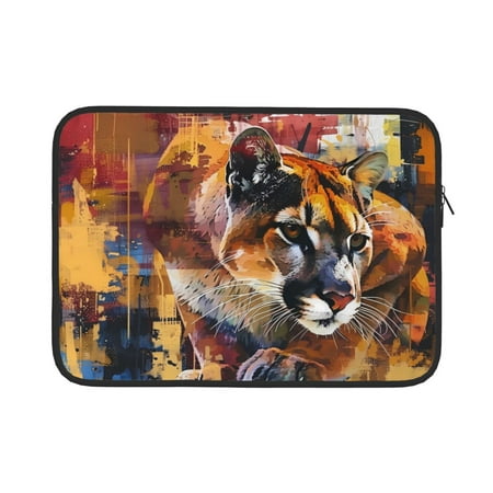 Vsdgher Abstract Lion Painting Laptop Sleeve Water-Resistant Protective Computer Cover Carrying Case Bag Compatible Protective Case-15 inch