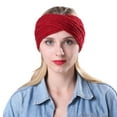 thumbnail image 2 of Hairband for Women Girls Knitted Wool Thicken Braided Head Wraps, 2 of 6