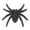 Silver, variant on Halloween Simulation Spider,2.75" Plush Spider Ornament,Flocking Spider Horror Simulation With Burrs,Haunted Props,for Courtyards,Living Rooms,Bars,House Decoration