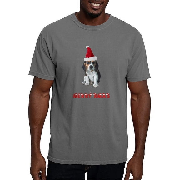 CafePress - Beagle Christmas - Mens Comfort Colors Shirt