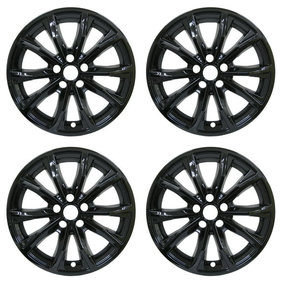 18'' Wheel skins for 2023-2024 HONDA CRV;  Black Wheel Covers ; 4 Pack/Set