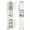 White, variant on Bathroom Cabinet with Adjustable Shelves, Freestanding Floor Cabinet, Tall Bathroom Storage Cabinet with Doors & Drawer, Narrow Toilet Paper Storage Cabinet,