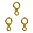 thumbnail image 4 of Yuarrent Anillo de escalada de montaña Descensor profesional de 8 formas para cuerda de 8-13 mm Oro Oro 3piezas Yuarrent CBP341157, 4 of 6