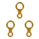 thumbnail image 2 of Soidarity Anillo de escalada de montaña Descensor profesional de 8 formas para cuerda de 8-13 mm Oro Oro 3piezas Soidarity CBP341157, 2 of 6