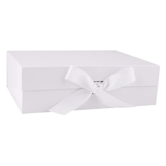 Gift Box with Ribbon Reusable with Lids Decorative Box Large Closure Storage Box for Keepsake Bridemaid Gifts Birthday