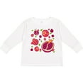 thumbnail image 3 of Inktastic Pomegranate Fruit Party Boys or Girls Long Sleeve Toddler T-Shirt, 3 of 5