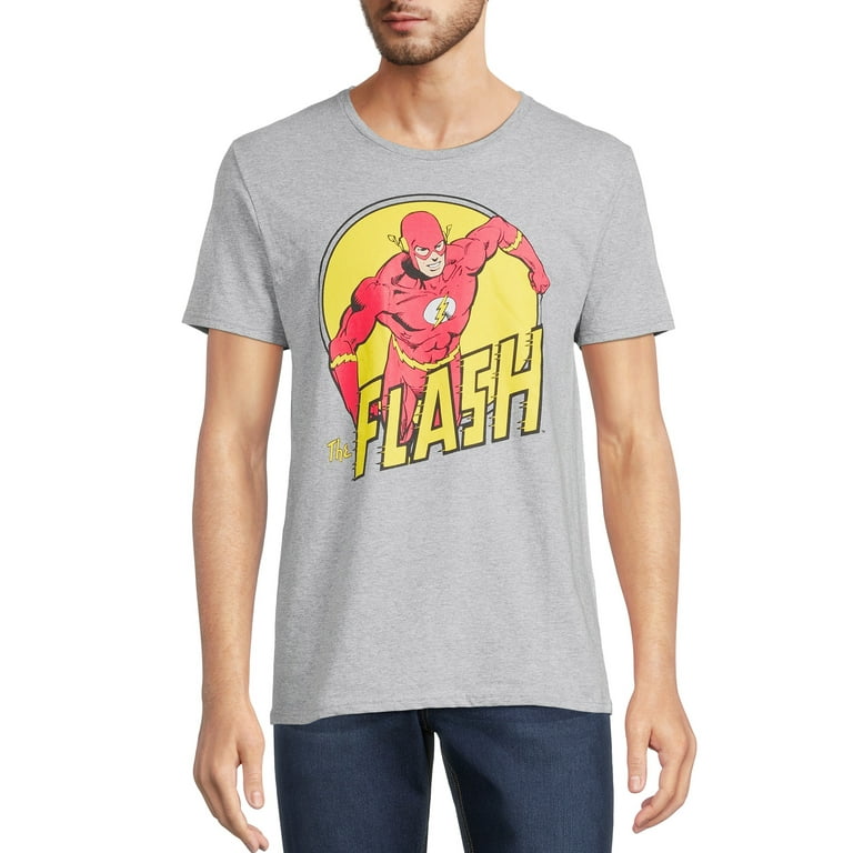 The Flash Men's & Big Men's Graphic Tee Shirts, 2-Pack, Sizes S-3XL The Flash Men's & Big Men's Graphic Tee Shirts, 2-Pack, Sizes S-3XL