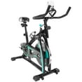 thumbnail image 6 of XtremepowerUS Stationary Exercise Bicycle Bike Cycling Cardio Health Workout Fitness, Aqua, 6 of 6