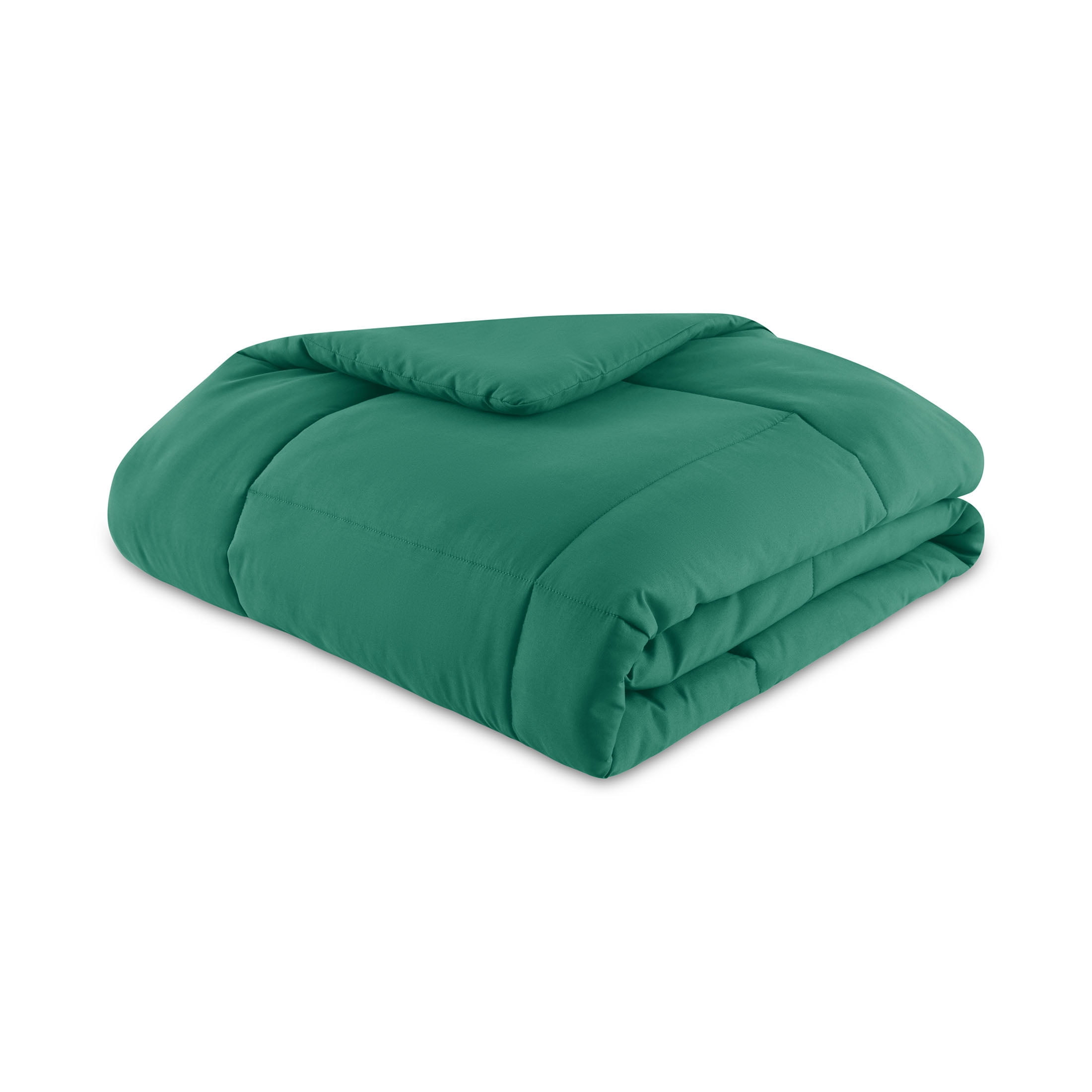 Mainstays All in One Reversible Comforter and Sheet set- 5 Piece, Twin, Green
