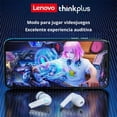 thumbnail image 2 of Auriculares Lenovo GM2 pro para Gamer y Deportes, compatibles con iPhone, Android y Windows inalámbricos con bluetooth color negros., 2 of 4
