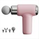 thumbnail image 1 of Mini Pistola de Fascia con Múltiples Cabezales de Masaje, Batería de Gran Capacidad y Carga Rápida, Ideal para Viajes y Deportes, Color Rosa., 1 of 7