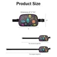 thumbnail image 4 of Neon Halloween Pattern Cute Fanny Packs for Women,Travel Waterproof Crossbody Fanny Bags Waist Purse for Women Anti Theft Adjustable Strap for Running Travel Cycling, 4 of 4