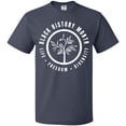 thumbnail image 3 of Inktastic Life Freedom Diversity Black History Month Badge with Tree T-Shirt, 3 of 5