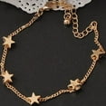 thumbnail image 3 of Yesbay Women Gold Tone Bracelet Ankle Chain Love Heart Pentagram Barefoot Anklet, 3 of 6