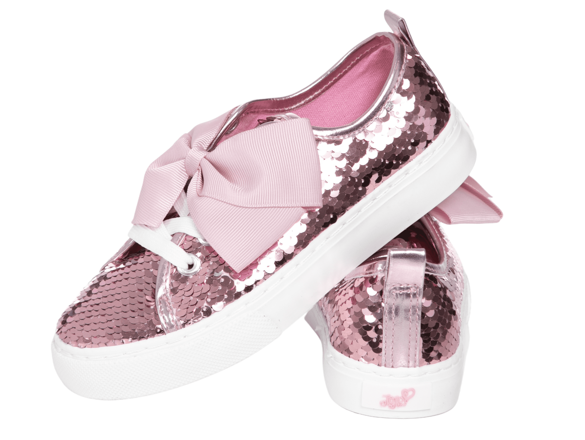 JoJo Siwa Girls Sneakers Athletic Style Shoes Pink Purple Bow 