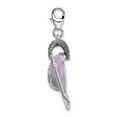 thumbnail image 2 of FB Jewels Sterling Silver 3-D Enameled Vacuum Cleaner w/Lobster Clasp Charm, 2 of 3