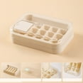 thumbnail image 2 of YoGold Ice Cube Tray with Lid and Container, BPA-Free, Pack of 15 Ice Cubes, Easy Press to Release The Ice, for Freezer with Container, Tea and Coffee, Bar Accessories White, 2 of 6