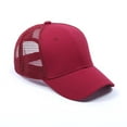 thumbnail image 2 of Women Adjustable Baseball Cap Outdoor Summer Hats Mesh Net Trucker Hat, 2 of 3