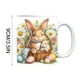 thumbnail image 3 of Fiudx Taza de Cerámica de Pascua, Capacidad de 350 Ml, Diseño Ligero, Elegante y Duradero, Ideal para El Hogar, La Oficina, La Playa o El Camping, Fácil de Transportar, Tamaño 8 X 8 Cm, Juego de 1 Pi, 3 of 4