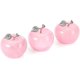 thumbnail image 4 of Adornos de manzana, piedra tallada, cuarzo Natural, decoración de manzana, hogar, oficina, hoja, estatuilla de aleación, colección de manzana de cristal (41*45mm) brillar Electrónica, 4 of 5