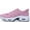 Pink, variant on Womens Running Shoes Athletic Tennis Walking Shoe Slip On Comfortable Non Slip Gym Workout Fashion Sneakers Pink Size 7.5