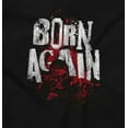 thumbnail image 2 of Born Again Halloween Zombie Undead Men's Graphic T Shirt Tees Brisco Brands L, 2 of 4