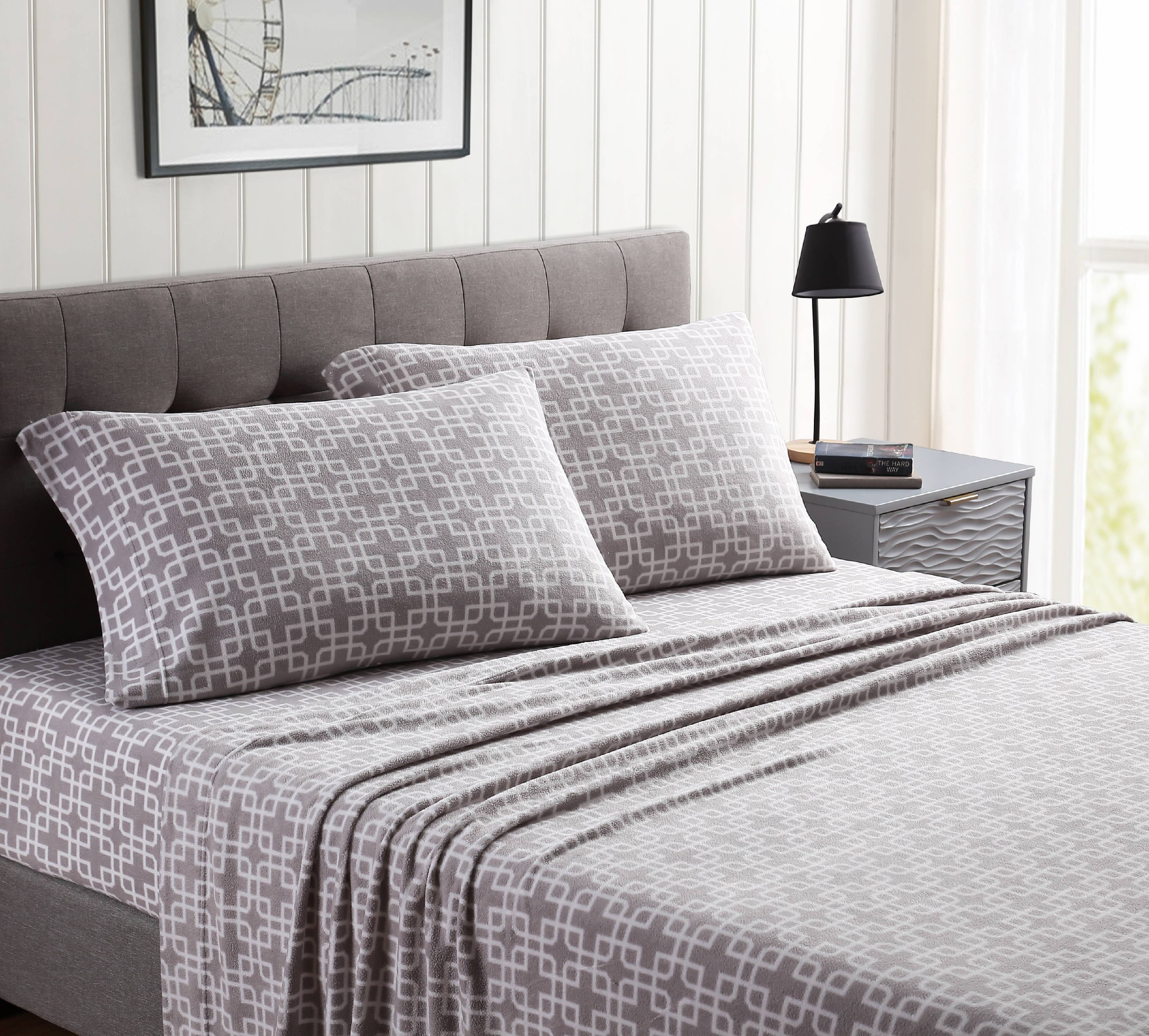 MHF Home Ultra Plush Fleece Sheet Set