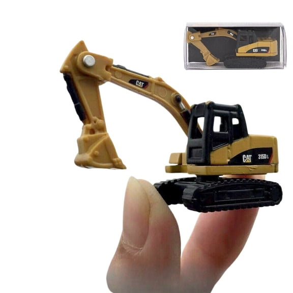 Cocobaby 1:160 N Scale Miniature Excavator Engineering Vehicle Diecast Mini Truck Model