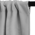 thumbnail image 5 of DYstyle Window Waffle Weave Tier Blackout Curtains Panels Rod Pocket Valances Curtains, 5 of 5