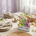 thumbnail image 3 of Easter Bunny Napkin Holder Wooden Decorative Table Centerpiece for Holiday Dinner Party Decoration, 6.3"x4.7"x3.9", 3 of 5