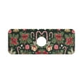 thumbnail image 7 of Yayeee Faucet Mat for Kitchen Sink 14.7" Diatomite Long Splash Guard Pad, Black Flower Pattern, 7 of 7