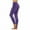 Purple, variant on HOOJT Clearance!Gym Leggings for Women Solid Color High Waist Leggings Workout Tight Yoga Pants with Pockets Elasticated Waist Running Sports Activewear