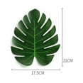 thumbnail image 6 of Artificial Tropical Palm Leaves Jungle Party Decoration Animal Summer Hawaiian Wedding Home Table Decor S, 6 of 10