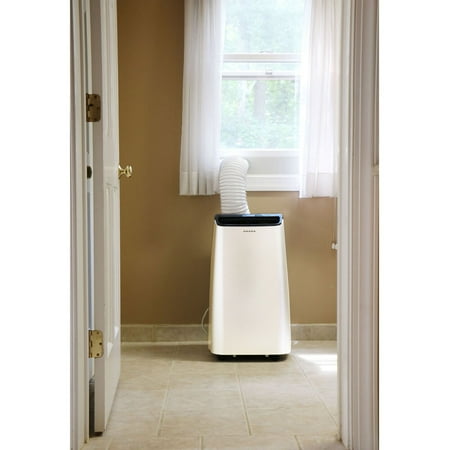 Amana - 450 Sq. Ft. Portable Air Conditioner - White/Black