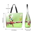 thumbnail image 3 of Sigee Pikmin (64) for Large Capacity Shopping Bag with Inner Pocket, Women's Shoulder Bag Handbag, 3 of 8