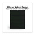 thumbnail image 4 of Alera Lateral File, 4 Legal/Letter-Size File Drawers, Black, 42" x 18.63" x 52.5", 4 of 10
