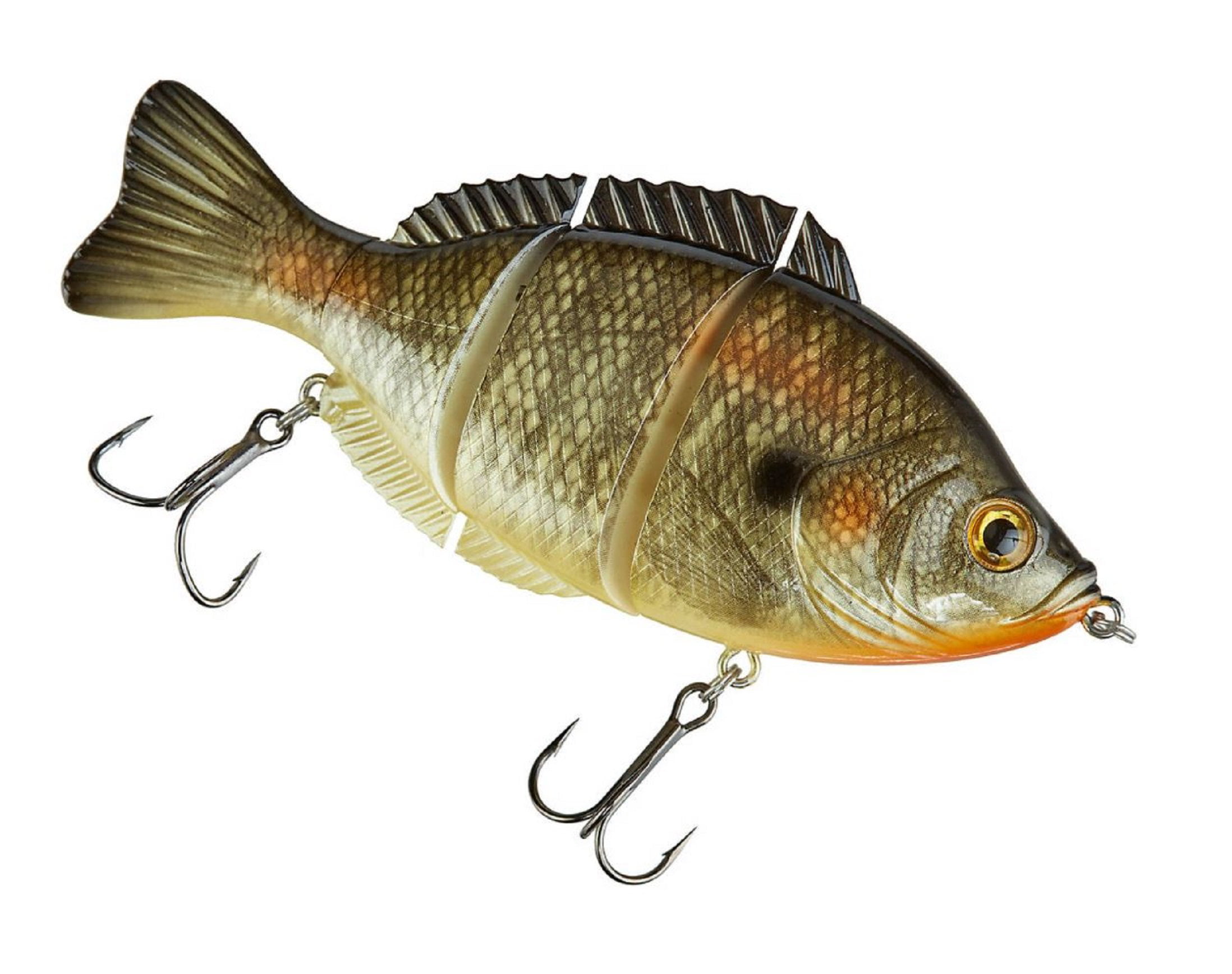Live Pumpkinseed HARD TO FIND!!! H2O Xpress Jointed Crankbait Squarebill Lure 