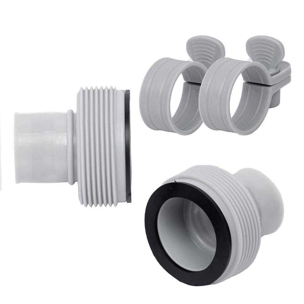 1.25 to 1.5 Hose Conversion Adapter Type B Pool Replaces Hose Adapter Compatible with Intex Pool Filter Connectors 2PCS Type B Pool Hose Adapter 2Pack 