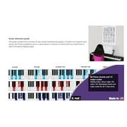 QMG Piano Chord & Scale Chart - Waterproof Polypropylene, Size: 24”x 30”