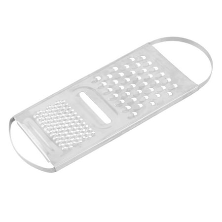 

Kitchen 22cm Long Silver Tone Staninless Steel 3 Way Flat Grater Slicer Peeler