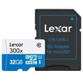 thumbnail image 2 of Tarjeta De Memoria Lexar 32GB Microsdhc 300x High Performance UHS-I Con Adaptador SD Clase 10 45MB/S, 2 of 2