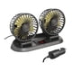 thumbnail image 3 of Ventilador de refrigeración para coche genérico de 12/24 V, doble cabezal, potente, silencioso, giratorio, aire portátil Estándar, 3 of 8