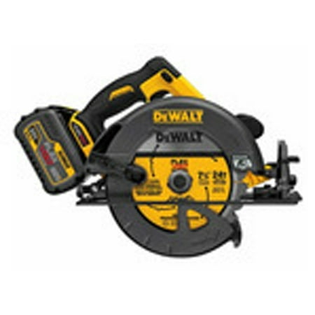 dewalt dcs575t2 flexvolt 60v max brushless circular saw with brake and 2 battery kit, 7-1/4