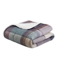 thumbnail image 2 of Plaid Micromink to Sherpa 3 Piece Comforter Set, 2 of 7