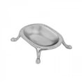 thumbnail image 7 of Renovators Supply Vintage Brass Soap Dish Case Clawfoot Satin Chrome 4 5/8" x 3 1/4" Metal Soap Bar Holders, 7 of 7