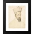 thumbnail image 2 of Daniel Dumonstier 19x24 Black Modern Framed Museum Art Print Titled - Bust of Cardinal De La Rochefoucault (1624), 2 of 5