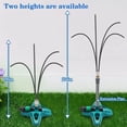 thumbnail image 2 of Standing Garden Misting System with 4-Arm Rotary Nozzle, Adjustable Pliable Tubing, 8M Water Line for Patio, Yard, Poolside, Outdoor Cooling, 2 of 9
