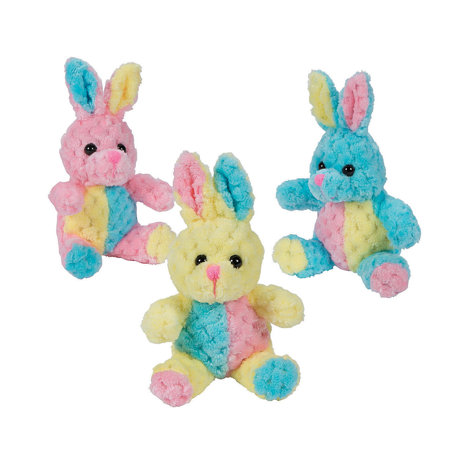 Plush Easter Bunnies Toys 12 Pieces