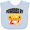 AE-Light Blue, variant on Inktastic Powered by Chicken Nuggets Boys or Girls Baby Bib